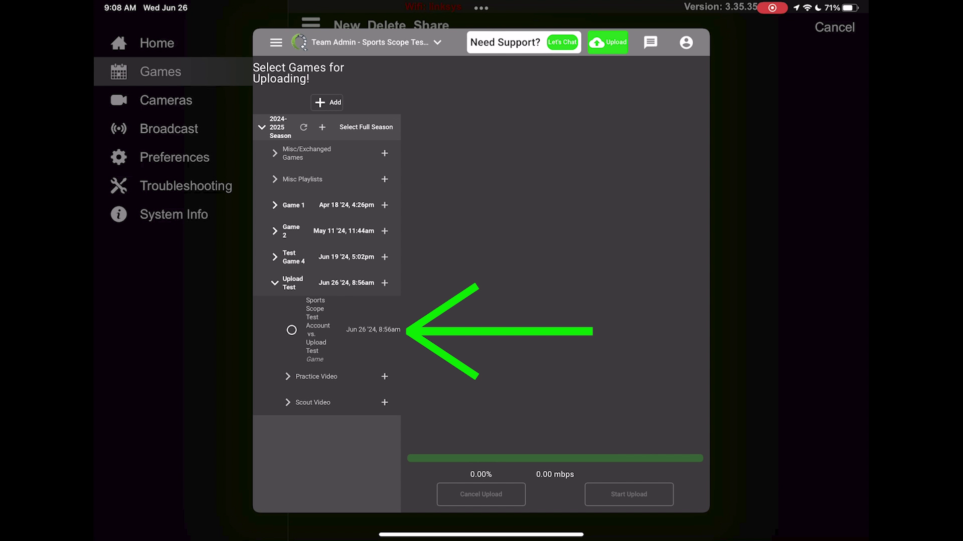 Select a game in qwikcut menu 2 games page.png