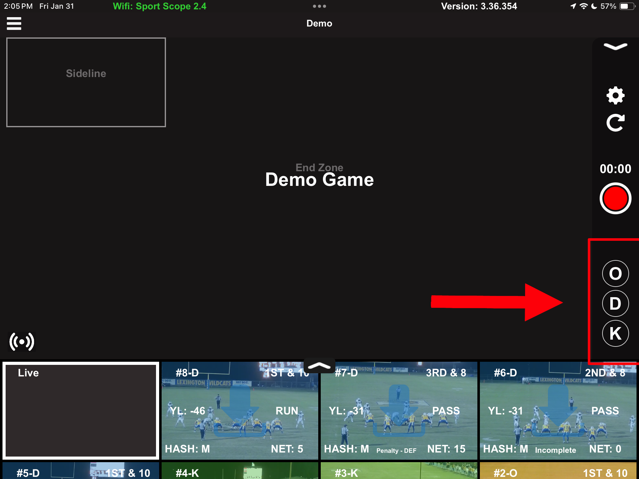 ODK with Box & Arrow Demo Game Home Live Control Bar .PNG